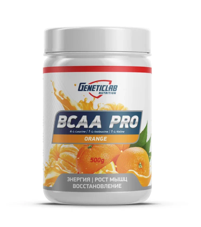 Аминокислоты BCAA PRO 500 г Апельсин для спорта и фитнеса – фото №  1