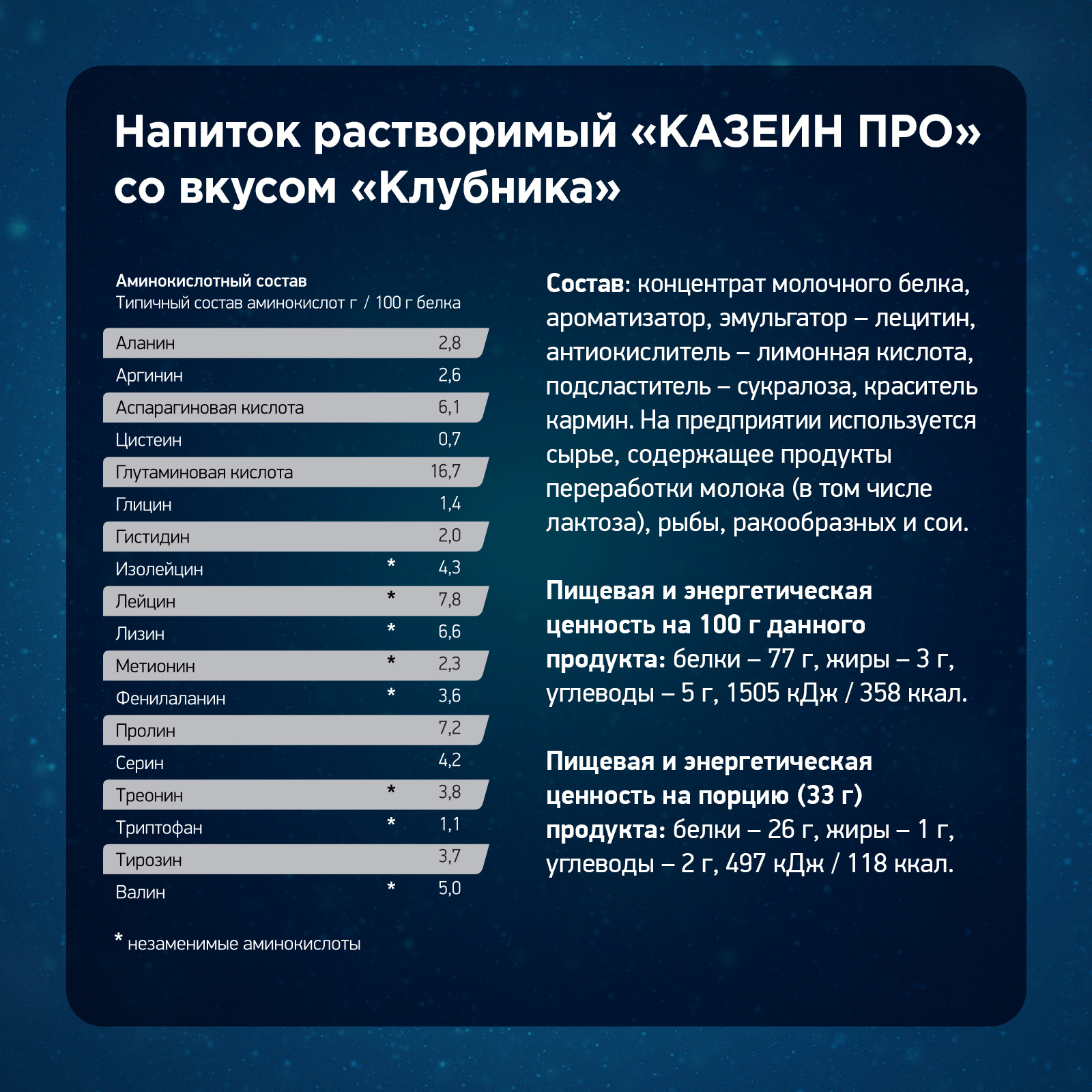 Протеин CASEIN PRO 1000 г Клубника для спорта и фитнеса – фото №  4