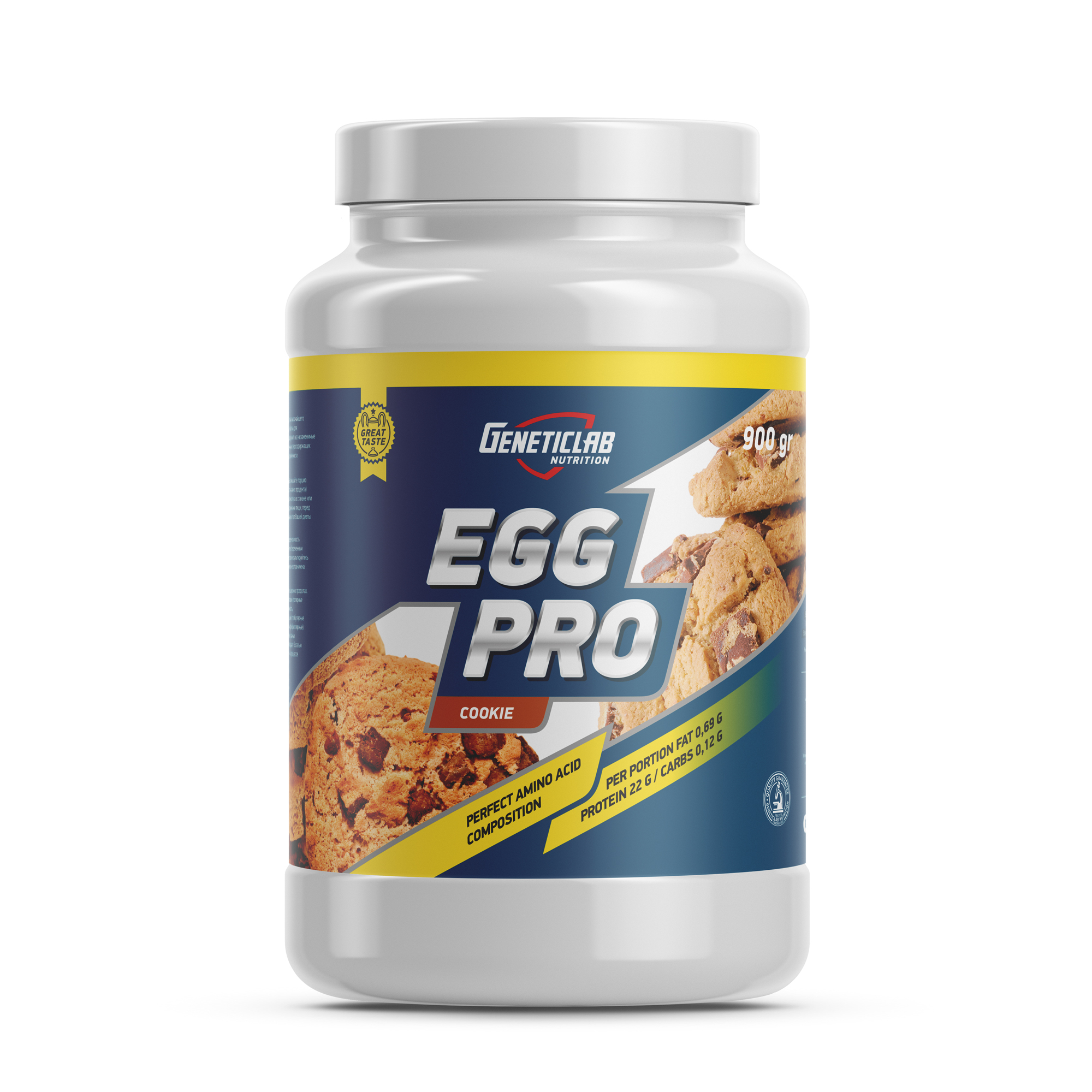 Яичный протеин EGG PRO 900 г Печенье для спорта и фитнеса – фото №  1