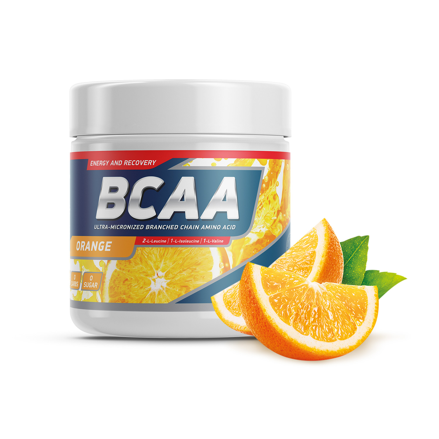 Аминокислоты BCAA 2:1:1 250 г Апельсин для спорта и фитнеса – фото №  1