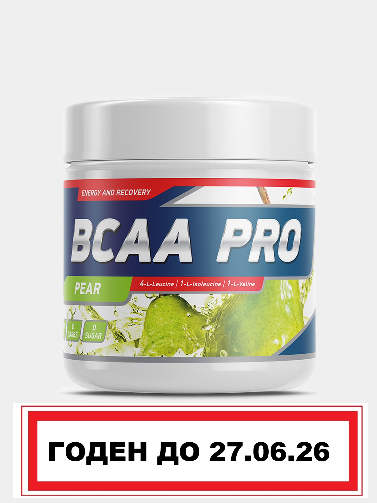 Аминокислоты BCAA PRO 250 г Груша для спорта и фитнеса – фото №  1