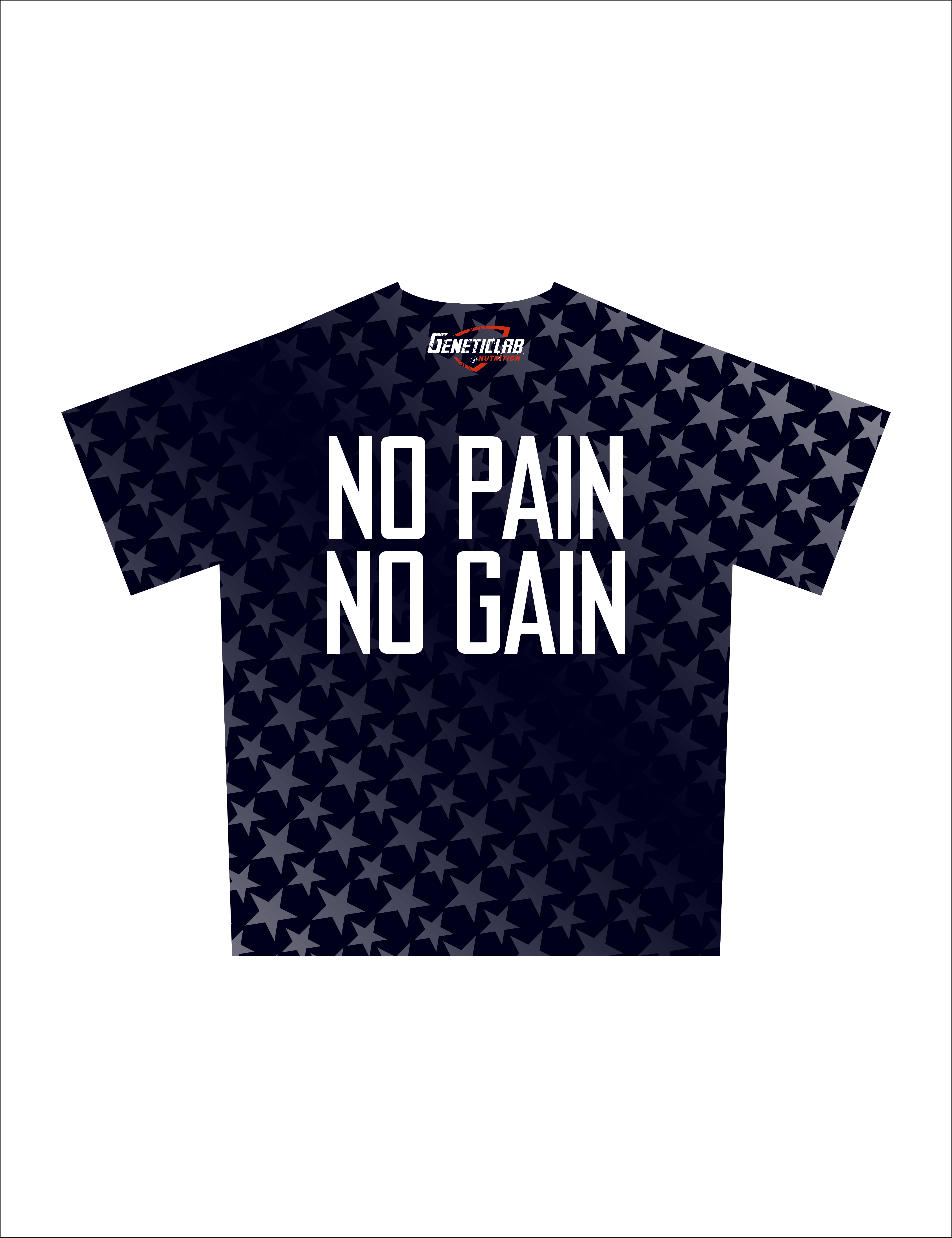 Футболка GL T-Shirt No Pain No Gain (Dark Blue) 3XL для спорта и фитнеса – фото №  2