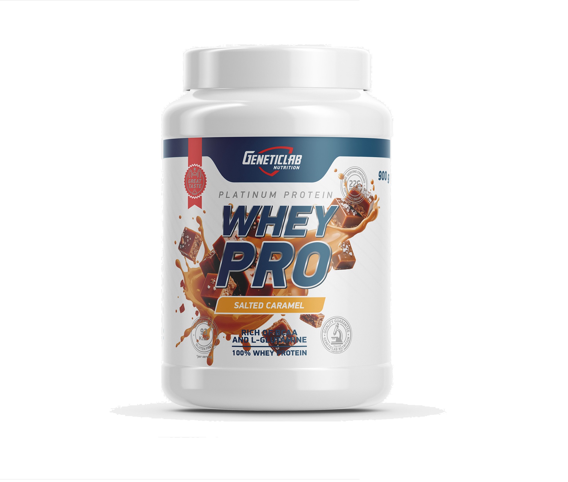 Сывороточный протеин WHEY PRO 900 г Солёная Карамель для спорта и фитнеса – фото №  1