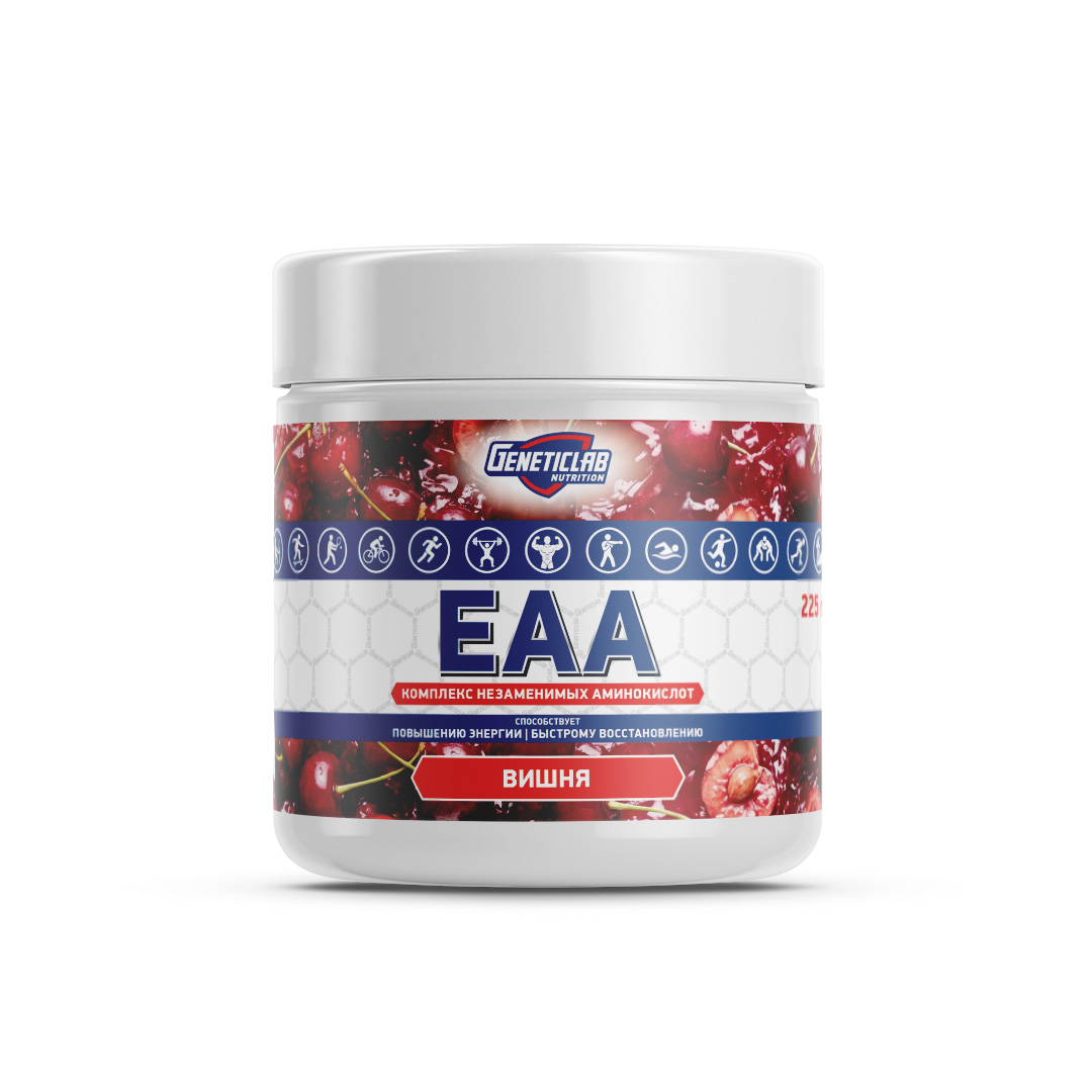 Незаменимые аминокислоты EAA 225 г Вишня для спорта и фитнеса – фото №  1