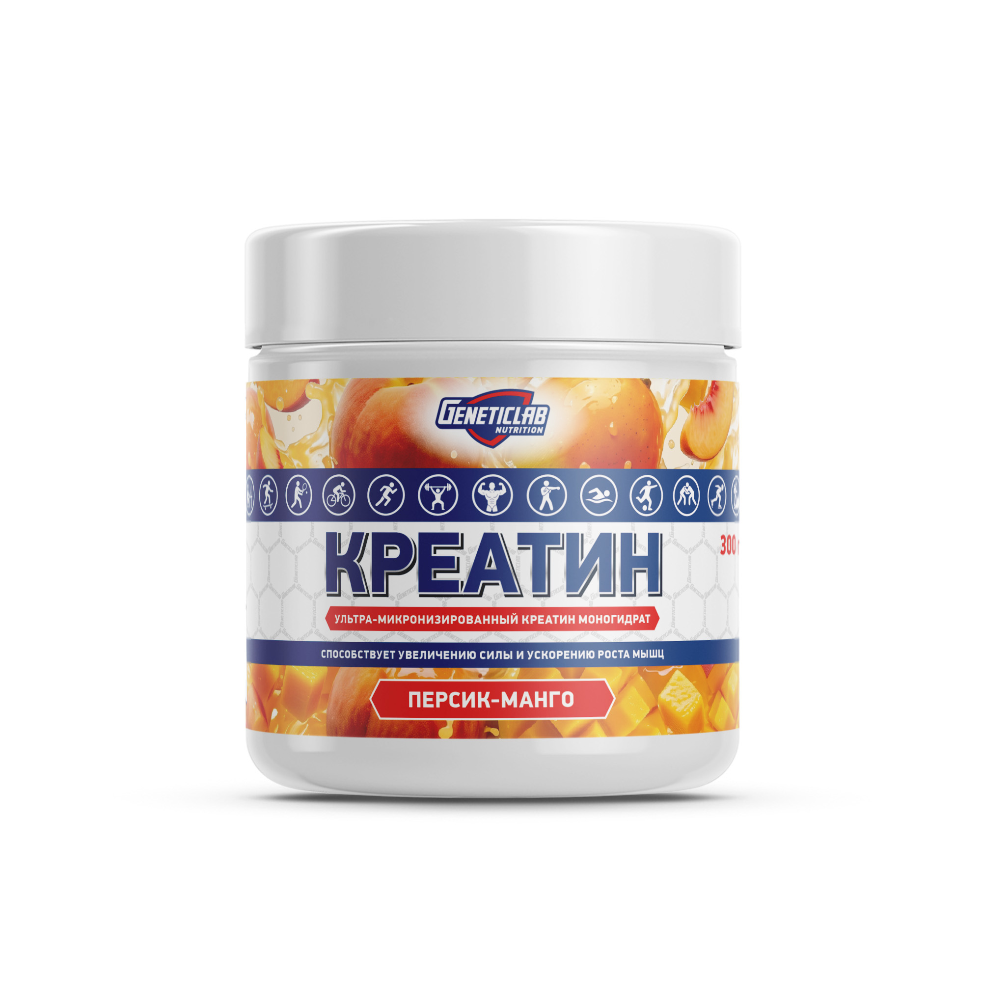 Креатин CREATINE 300 г Персик и Манго для спорта и фитнеса – фото №  1