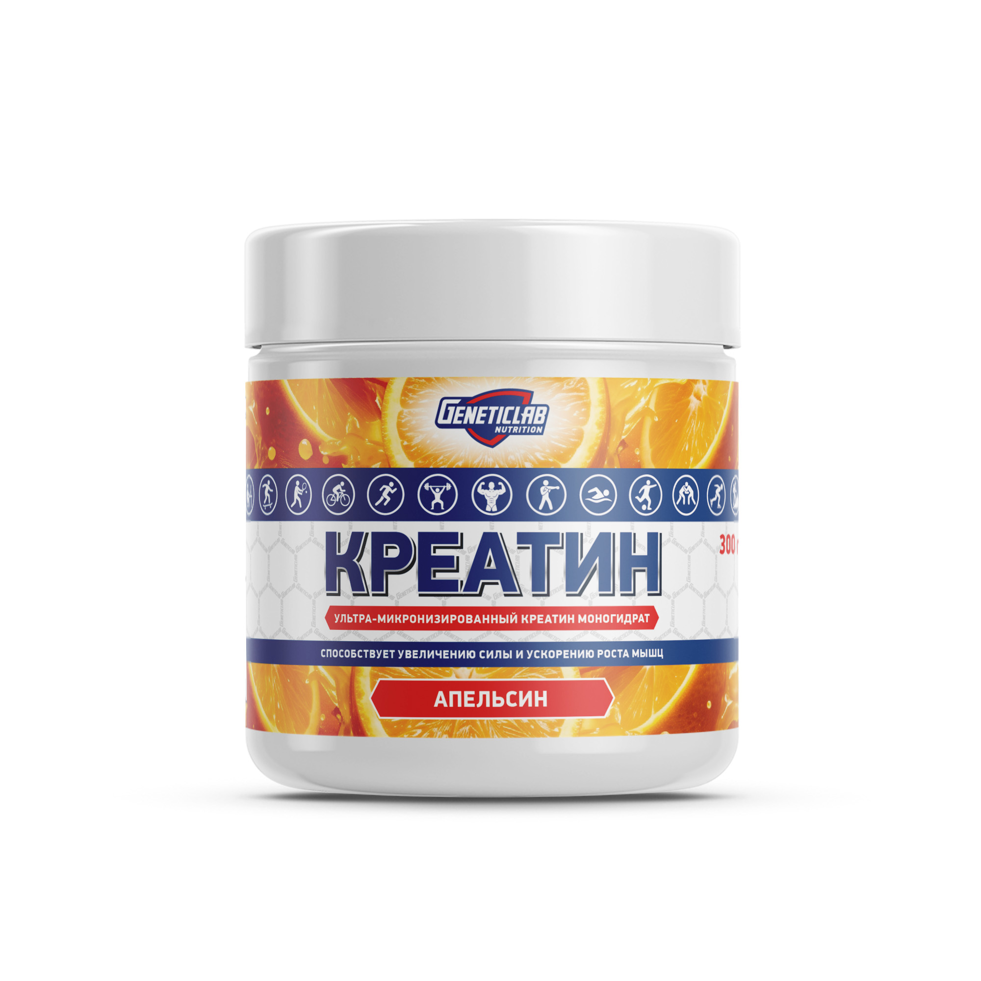 Креатин CREATINE 300 г Апельсин для спорта и фитнеса – фото №  1