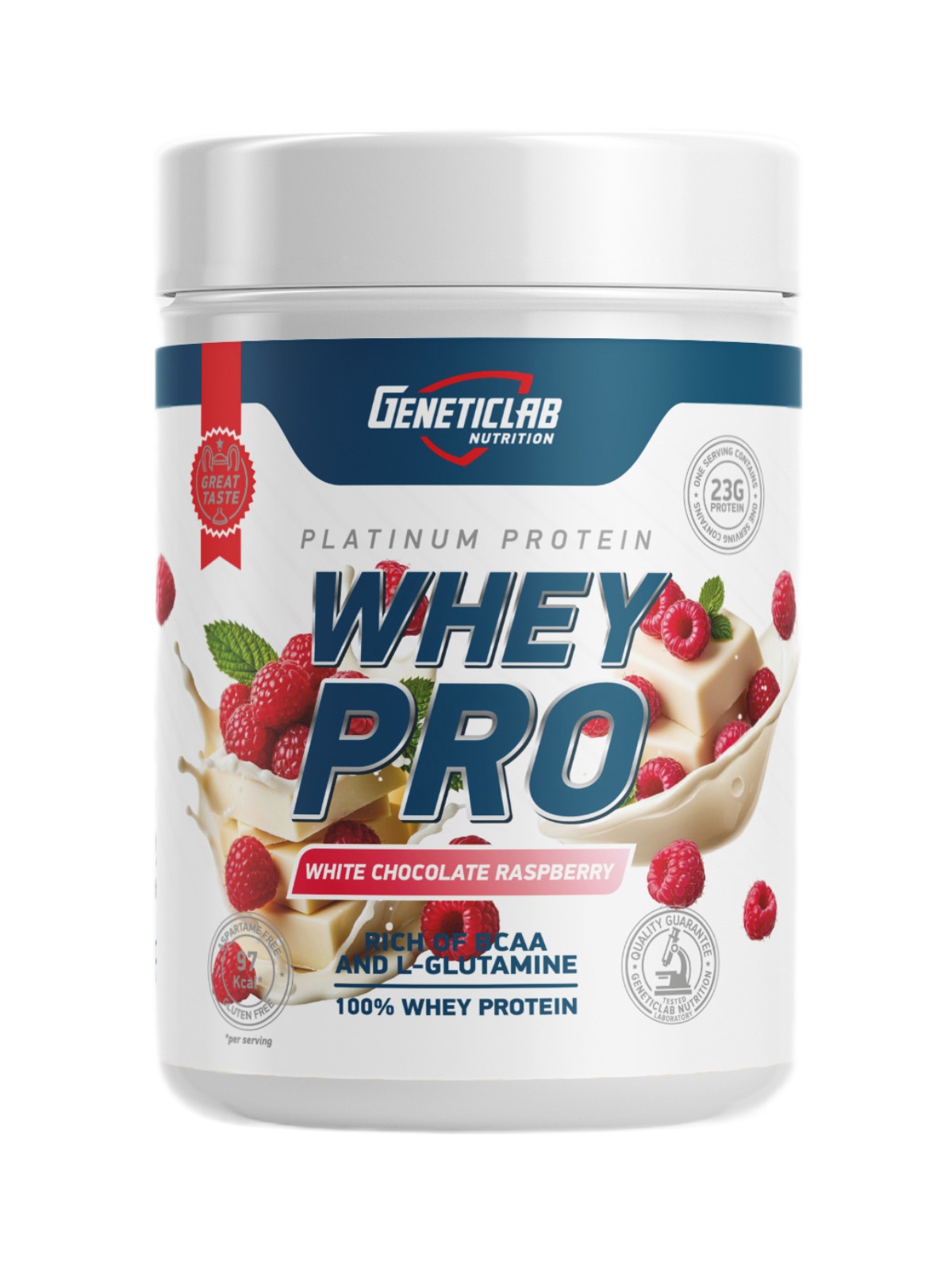 Сывороточный протеин WHEY PRO 300 г Белый шоколад Малина для спорта и фитнеса – фото №  1